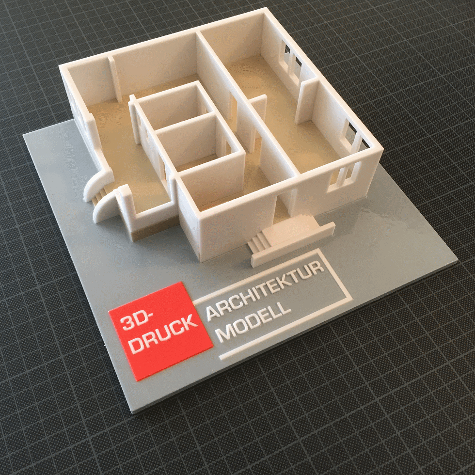 Einfamilienhaus, personalisiertes Modell